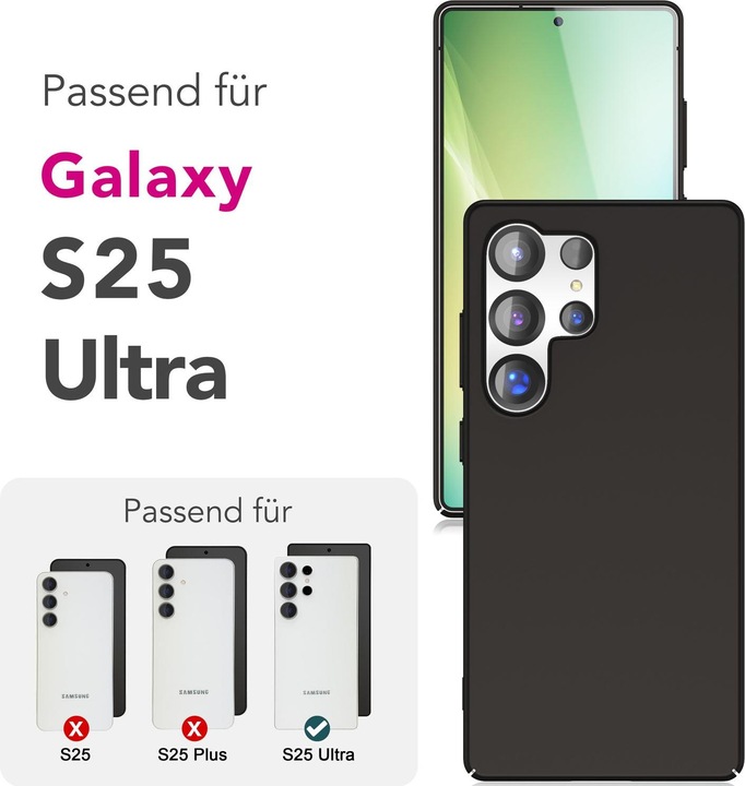 Produktbild Nalia PureFit - Ultra Dünne 0,5mm Leichte Hülle - Slim Fit Hardcase (Samsung Galaxy S25 Ultra)