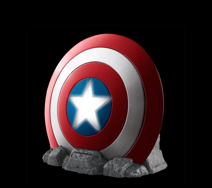 Immagine prodotto Marvel Captain America Shield Bluetooth senza fili portatile Vi-B72CA (Francese, Inglese, Italiano, Tedesco)
