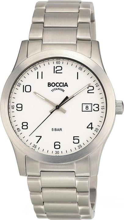Produktbild Boccia 3619-01 Herrenuhr Titanium 40mm 5ATM (Analoguhr, 40 mm)