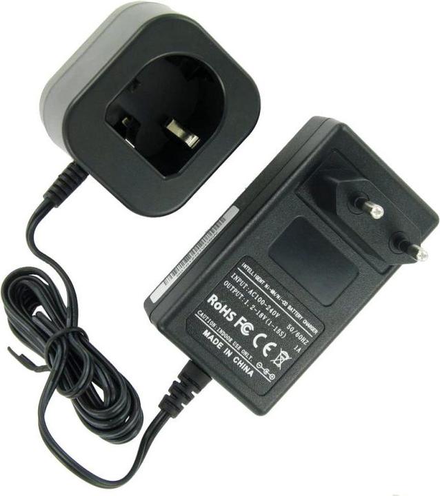 Actual product image AccuCell Charger suitable for Panasonic tool battery 2.4 - 18 Volt NiMH battery