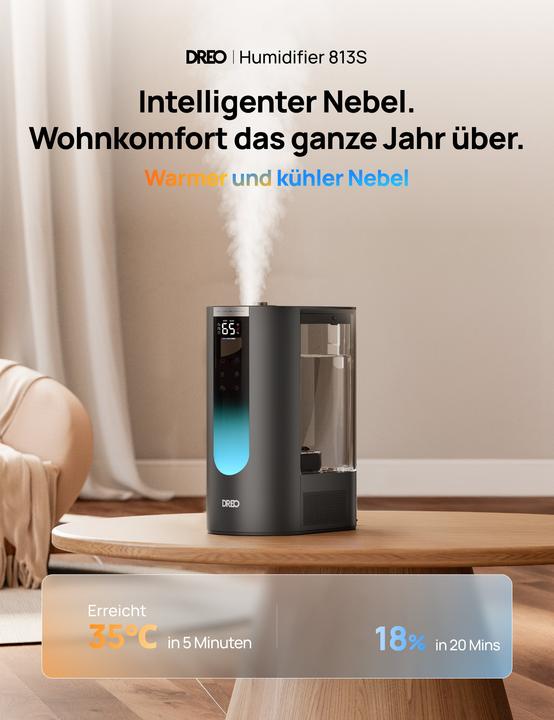 Actual product image Dreo 6L HM813S Air Humidifier (40 m²)