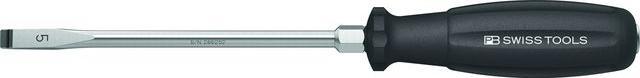 Produktbild PB Swiss Tools Schraubendreher für Schlitz, mit 2K-SwissGrip-Heft und Schlagkopf (Schlitzschrauben)