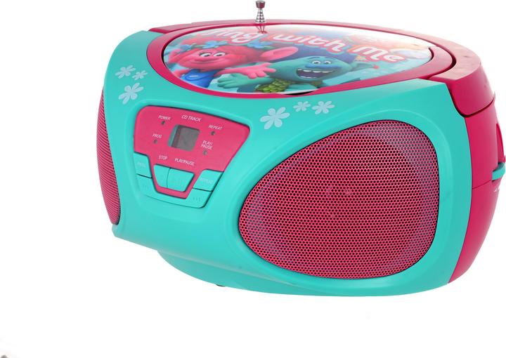 Actual product image Trolls Boom Box CD Player