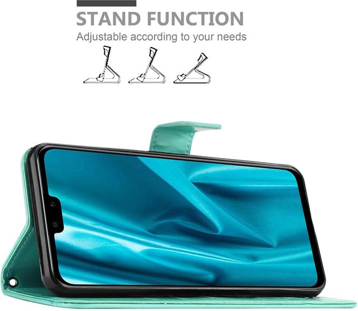 Produktbild Cadorabo Flower Book Cover (Huawei Y9 (2019))