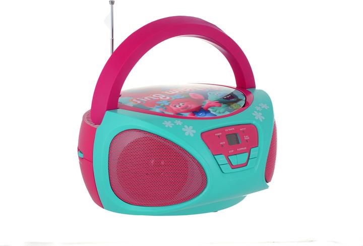 Actual product image Trolls Boom Box CD Player
