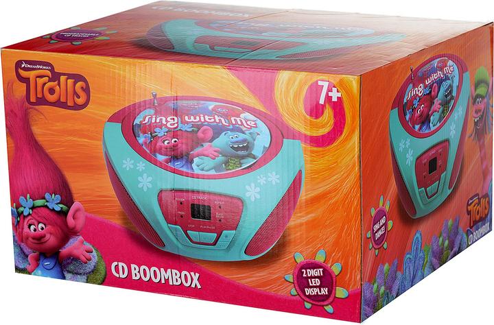 Actual product image Trolls Boom Box CD Player