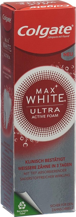 Actual product image Colgate Max White Ultra Active Foam Whitening (50 ml)