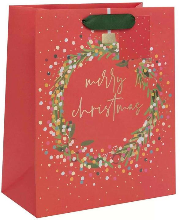 Actual product image Cart Christmas bauble gift bag 26 x 31.5 x 13.5 cm (Gift bag, 1 x)