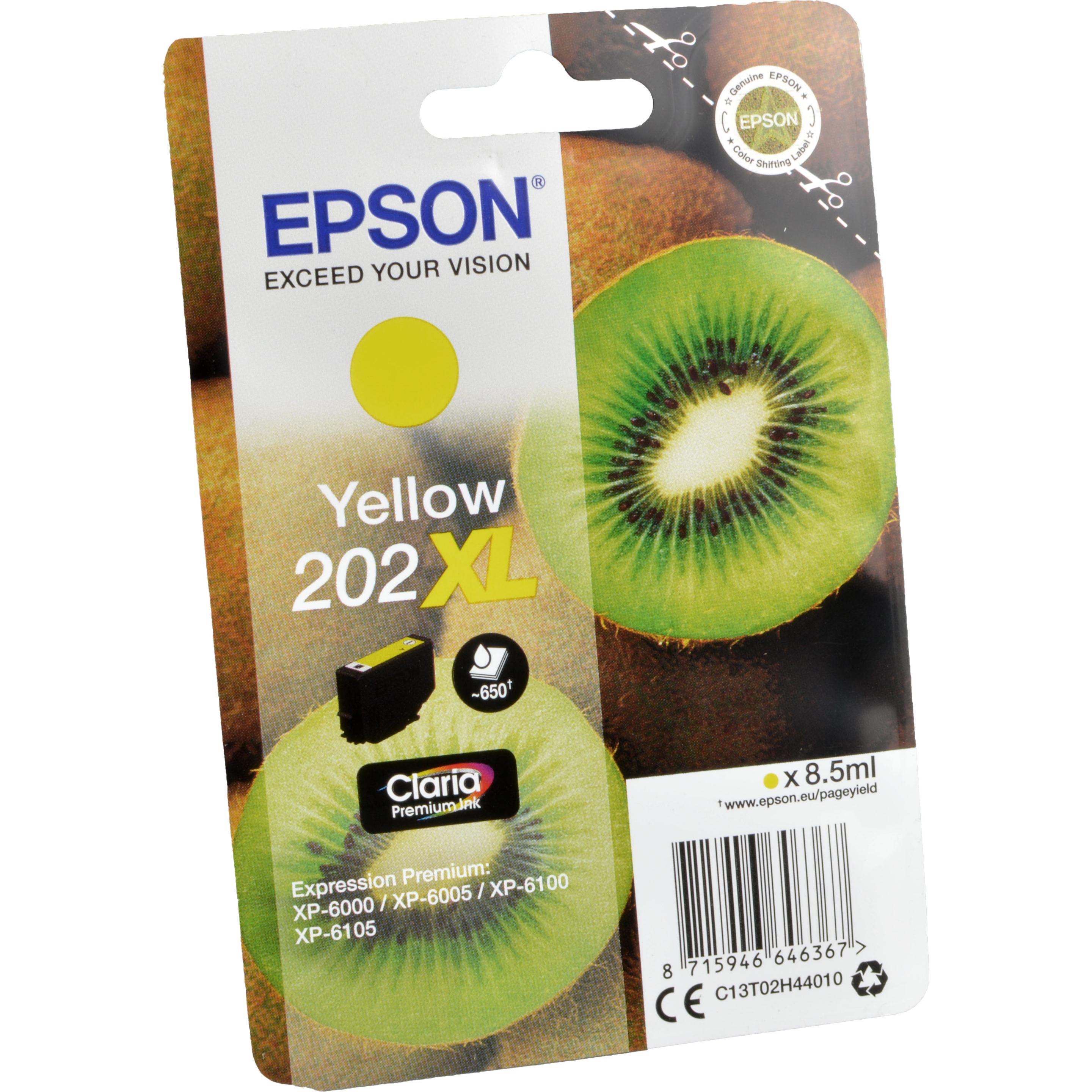 Epson, Druckerpatrone, 202XL Claria Premium (Y)