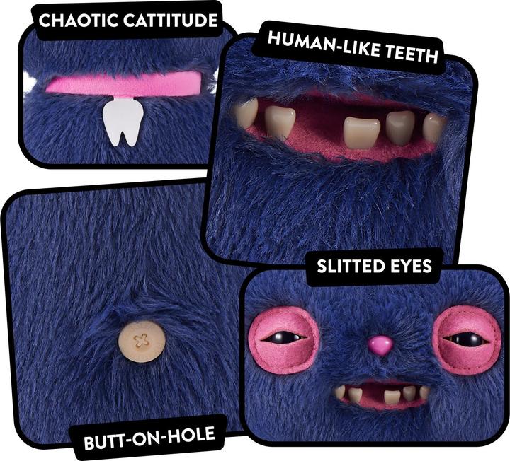 Produktbild Zuru Fuggler Funny Ugly Monster - Alley Cats - Wrinkle McStinkles (22 cm)