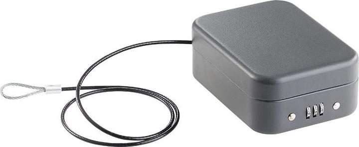 Image du produit Xcase Mini coffre-fort en acier avec serrure à combinaison & câble de sécurité (0.70 l)