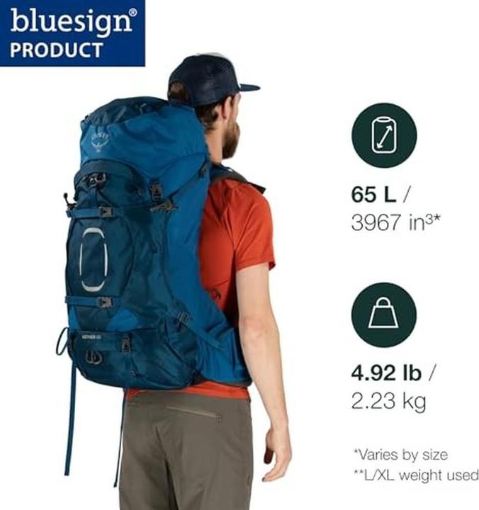 Produktbild Osprey Plecak trekkingowy Aether 65 czerwony (65 l)