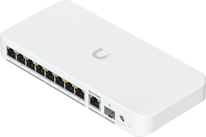 Actual product image Ubiquiti USW-Flex-2.5G-8-PoE Switch 8x2,5Gbit POE+/1x10Gbit (9 Ports)