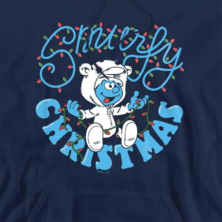 Produktbild The Smurfs Kapuzenpullover weihnachtliches Design (M)