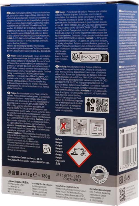 Image du produit Siemens Nettoyant pour lave-vaisselle (Poudre)