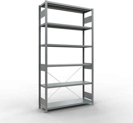 Actual product image Schulte Lagertechnik MULTIplus250 basic racking system with cross braces