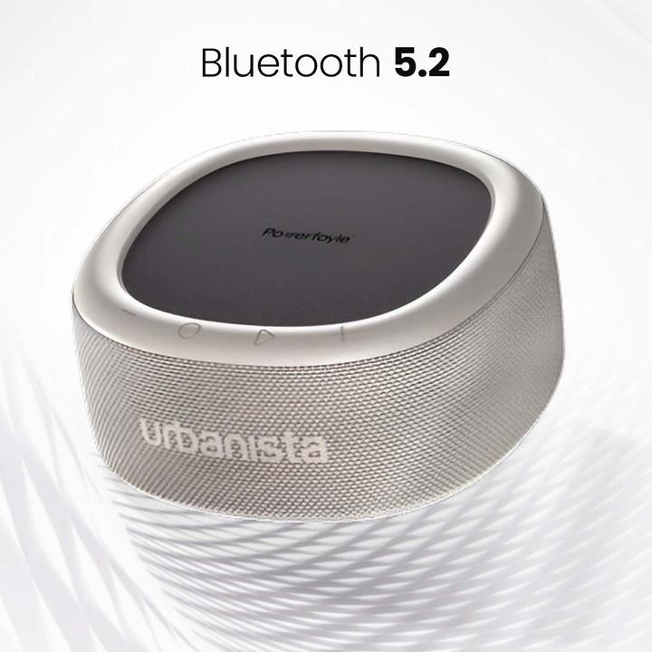 Image du produit Urbanista Malibu Desert Gray Enceinte portable Bluetooth avec panneau solaire (24 h, Panneau solaire)