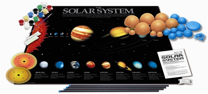 Produktbild 4M 3D Solar System Mobile Making Kit