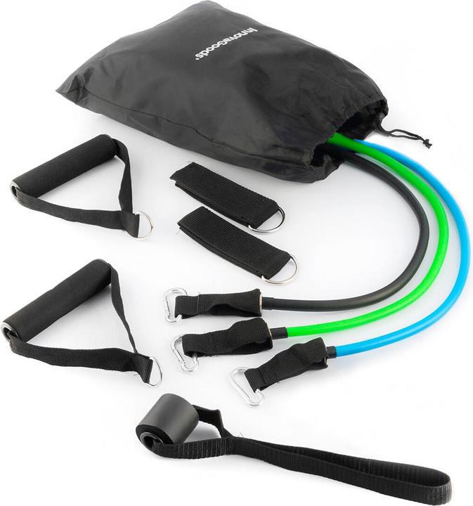 InnovaGoods Set verstelbare rekbanden met accessoires en oefengids Tribainer 3 stuks (Medium)
