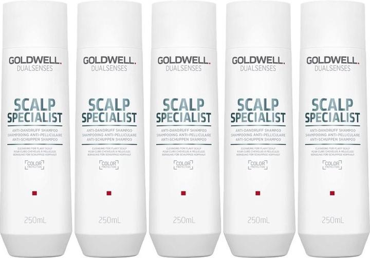 Produktbild Goldwell 10x Dualsenses Scalp Specialist Anti-Dandruff Shampoo 250ml (250 ml, Flüssiges Shampoo)