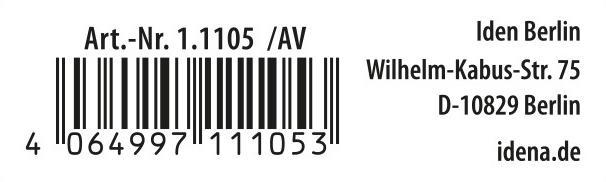 Valeurs nutritives et ingrédients Idena Classeur à anneaux Eco A4 2 anneaux rouge FSC-Mix (A4, 20 mm, 1 pcs)