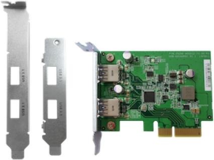 Actual product image QNAP USB 3.1 Gen 2 PCIe plug-in card