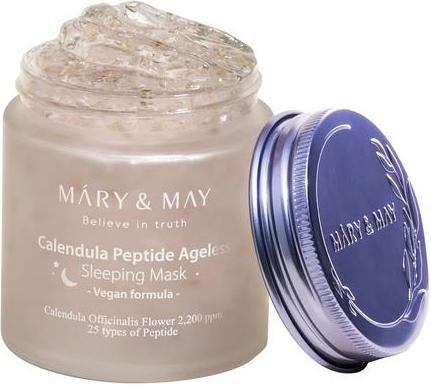Produktbild Mary&May Vegan Calendula Peptide Ageless Sleeping Mask 110g Deep Hydration with Calendula Petals and 25 Types