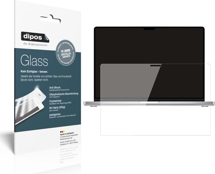 Produktbild Dipos Displayschutz Anti-Shock (2 Stück, MacBook Pro 14")