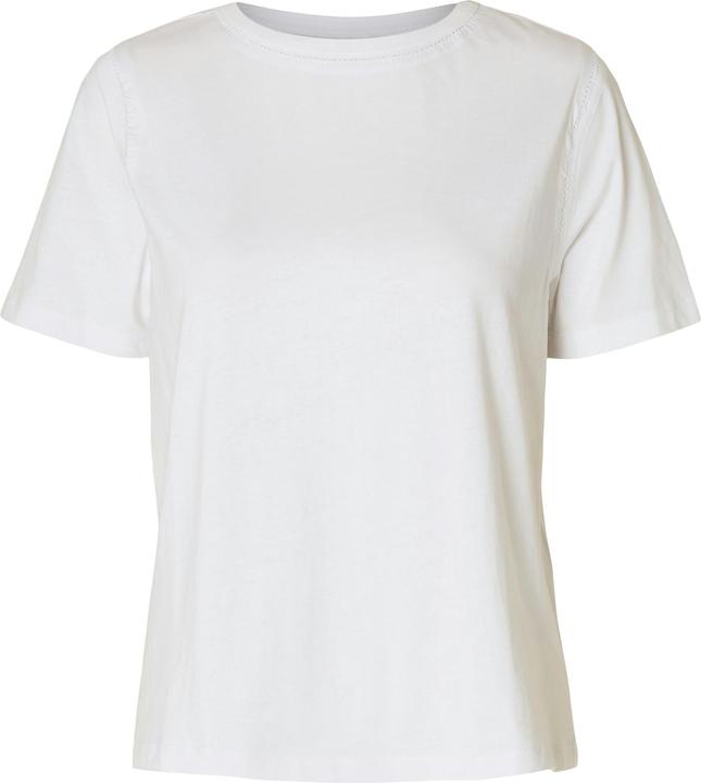 Produktbild Selected Femme 100% Baumwoll T-Shirt mit Rundhalsausschnitt (S)