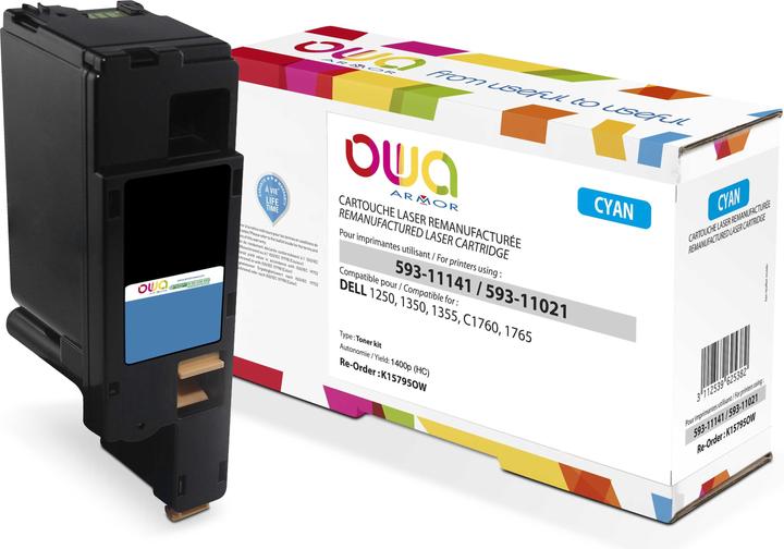 Image du produit Armor OWA Cyan - compatible - cartouche de toner (Alternative à : Dell 593-11141) (C)
