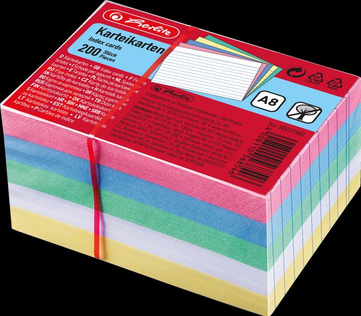 Immagine prodotto Herlitz Schede (A8, 175 g/m², 200 x)