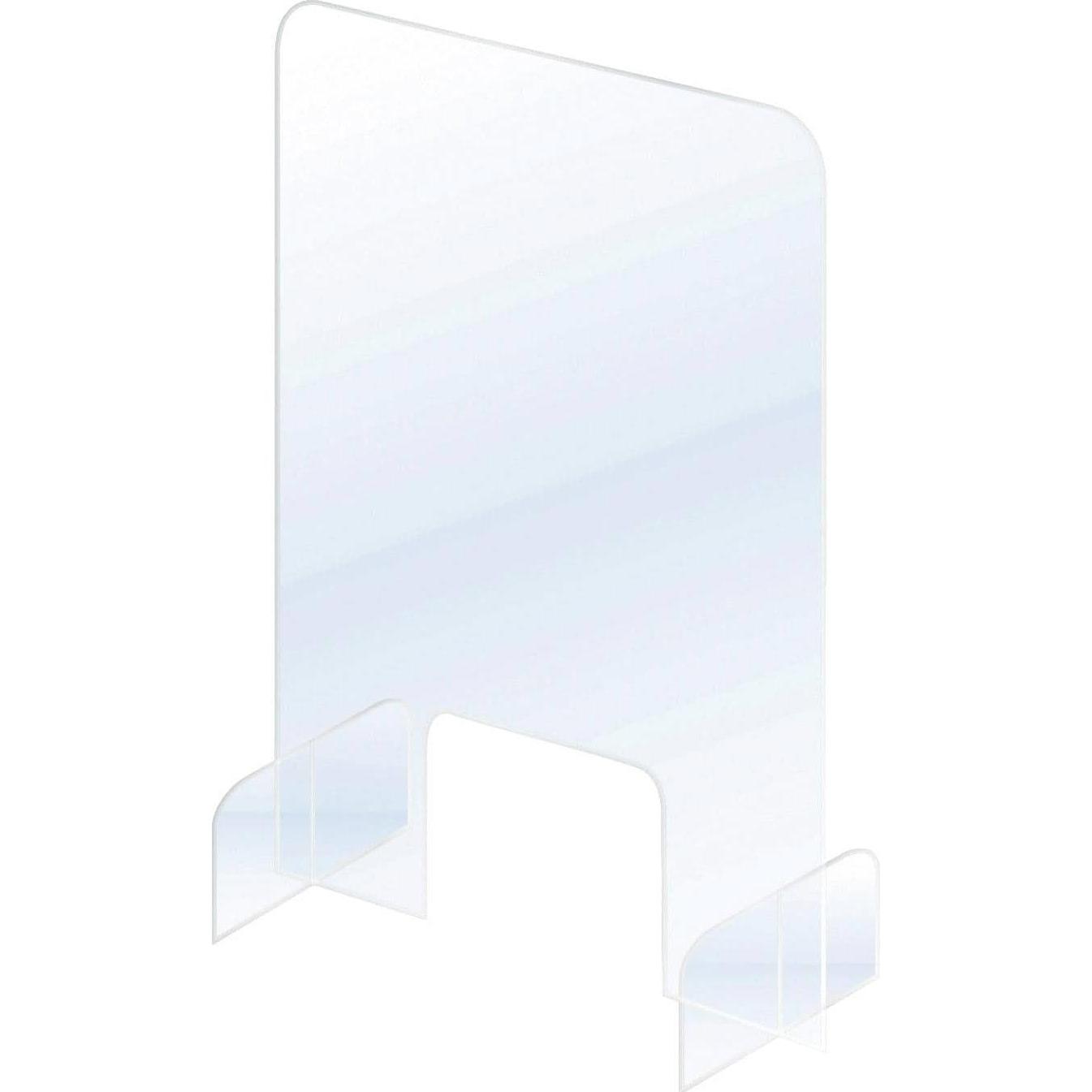 Franken, Trennwand, Thekenaufsteller mit Durchreiche Acryl (50 x 80 cm)