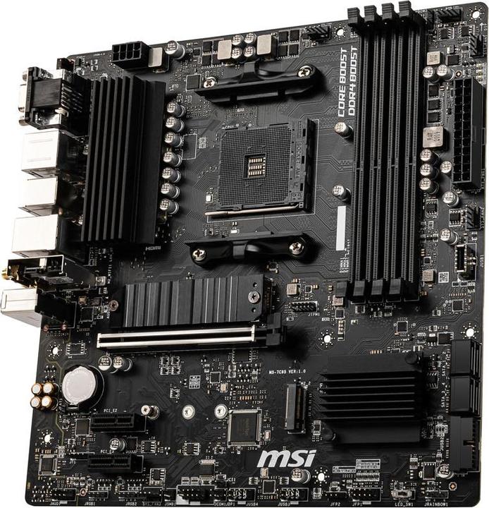Productafbeelding MSI B550M PRO-VDH WIFI (AM4, AMD B550, mATX)