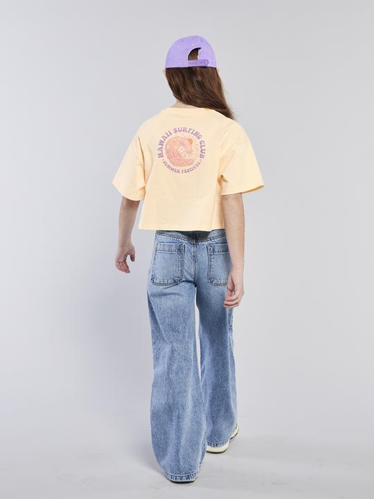 Produktbild Jonen Mädchen Cropped-Shirt mit Surferprint hinten (128)