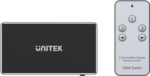 Actual product image Unitek Signal switch HDMI 1.4B 3 in 1 out 4K