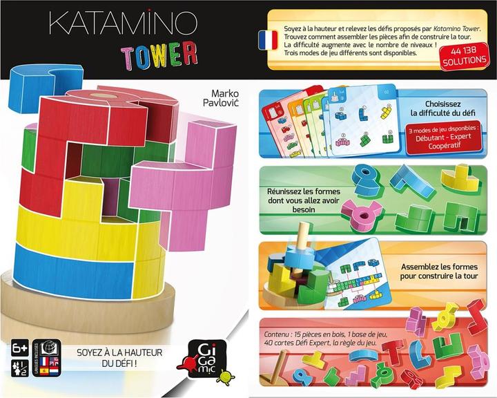 Actual product image Gigamic Katamino Tower (f) (French)