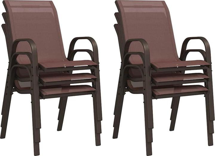 Produktbild vidaXL stapelbarer Gartenstuhl