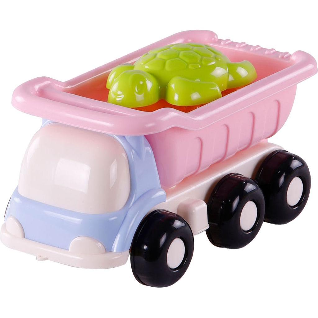 Polesie Cavallino Strandkipper mit 4 Sandformen, Rosa