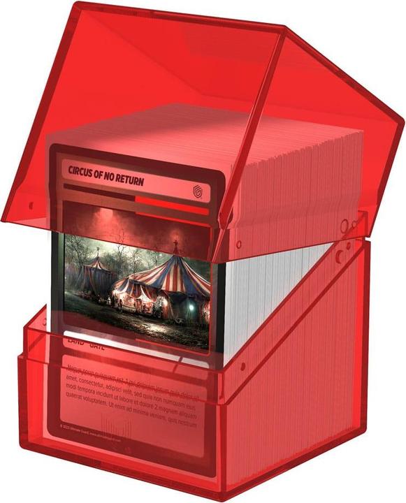 Produktbild Ultimate Guard Boulder 100+ Clear - Ruby