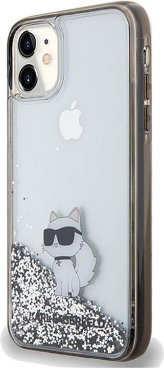 Produktbild Karl Lagerfeld KLHCN61LKCNSK iPhone 11 / Xr 6.1" transparent hardcase Liquid Glitter Choupette (Apple iPhone 11, Apple iPhone XR)