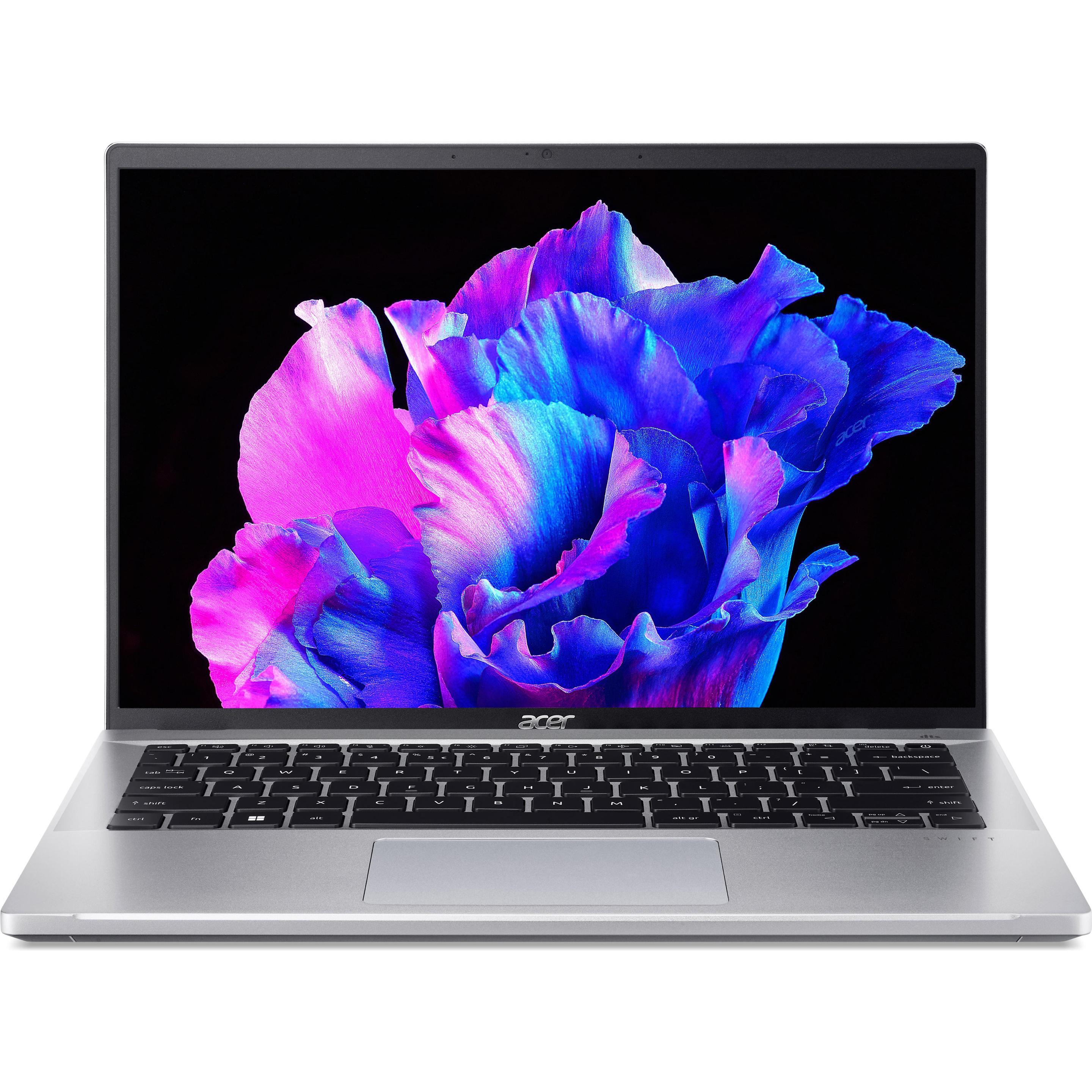 Acer Notebook Swift SFG14-71-580Y CPU Core i5 i5-1335U 1300 MHz 14" 2880x1800 RAM 16GB LPDDR5 SSD 51