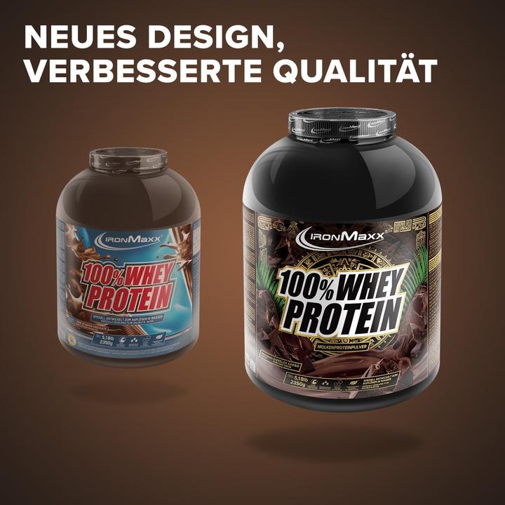 Actual product image IronMaxx 100% Whey Protein (Dark Ecuador Chocolate, 1 pcs., 2350 g)