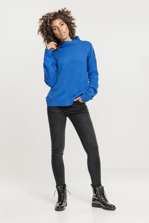 Actual product image Urban Classics Ladies Oversize Turtleneck Sweater (5XL)