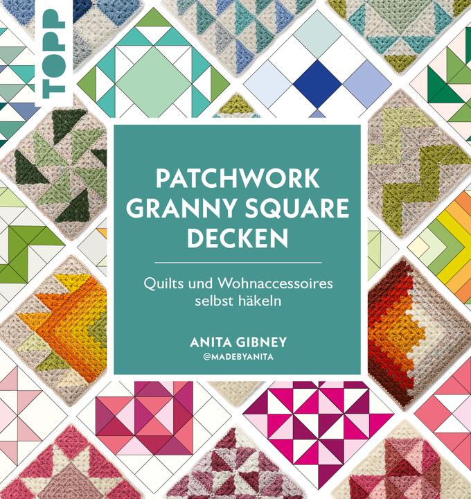 Produktbild Patchwork Granny Square Decken (Deutsch)