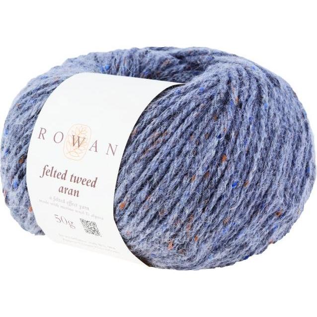 Rowan Tweed Aran, Garn + Wolle, Blau