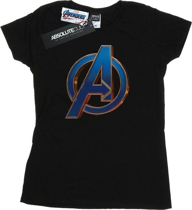 Actual product image Womens/Ladies Avengers Endgame Heroic Logo Cotton T-Shirt (M)