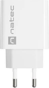 Produktbild Genesis Natec ładowarka Sieciowa Ribera USB-A + USB-C 20w Power Delivery Biała Nuc-2061 (20 W)