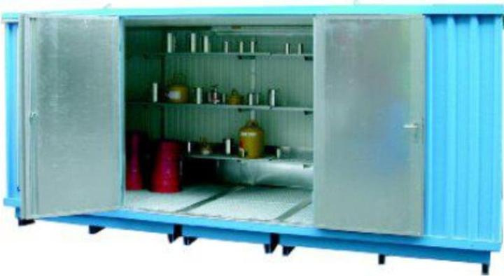 Image du produit kaiserkraft Conteneur de stockage pour produits dangereux, isolé contre le froid (1300 l)