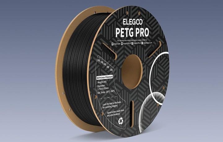 Produktbild Elegoo PETG Pro Filament (Black) (PETG, 1.75 mm, 1000 g)