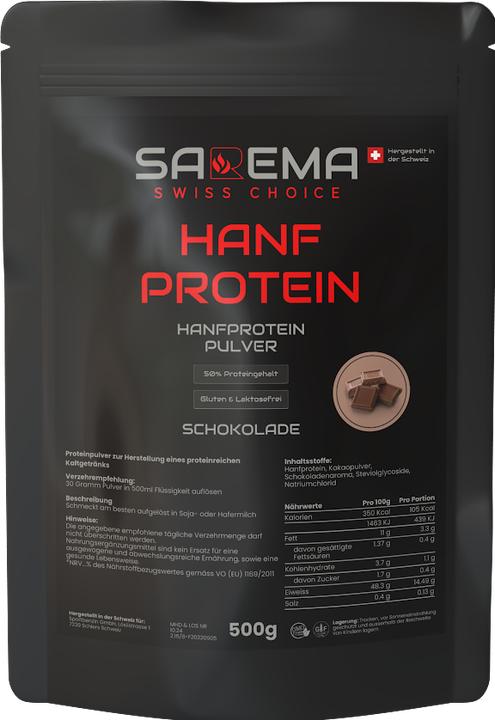 Produktbild Sarema Hanf Protein (500 g, 30x)